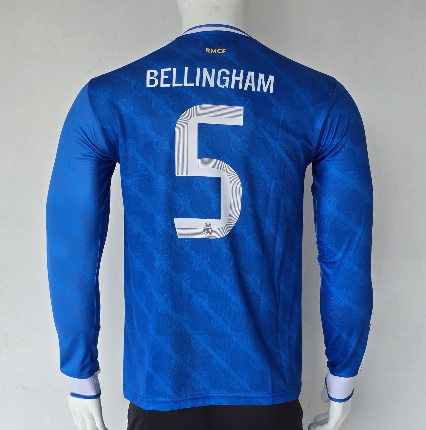 REAL MADRID 2025-26 THIRD KIT FULL SLEEVE BELLINGHAM ( EMBROIDERY LOGOS)