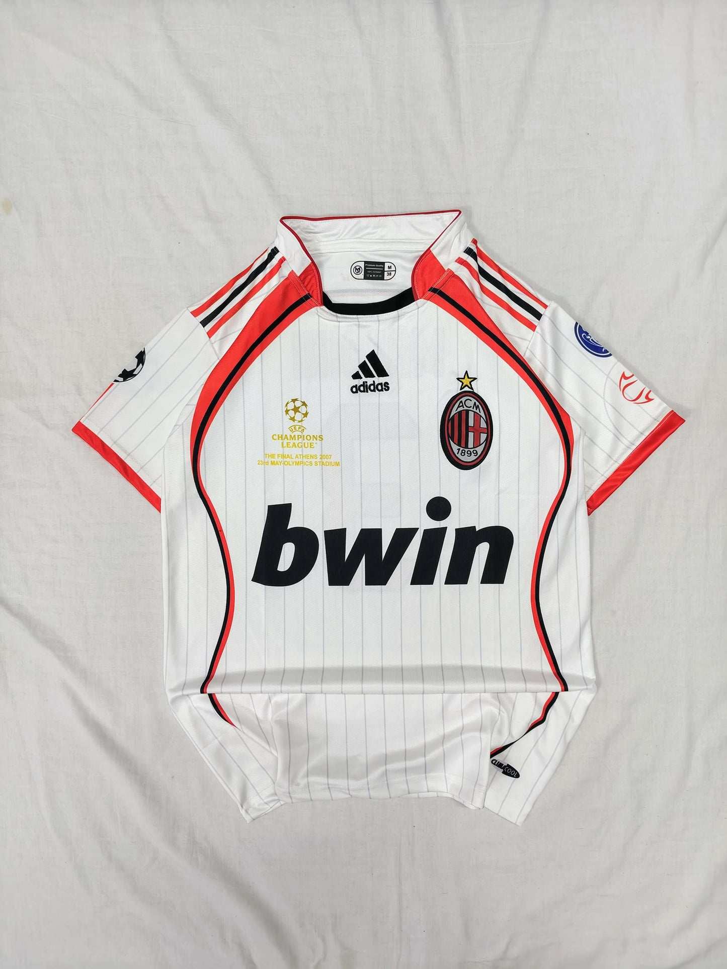 AC Milan Inspired Retro Maldini #3 Jersey – 2007 Champions Edition.