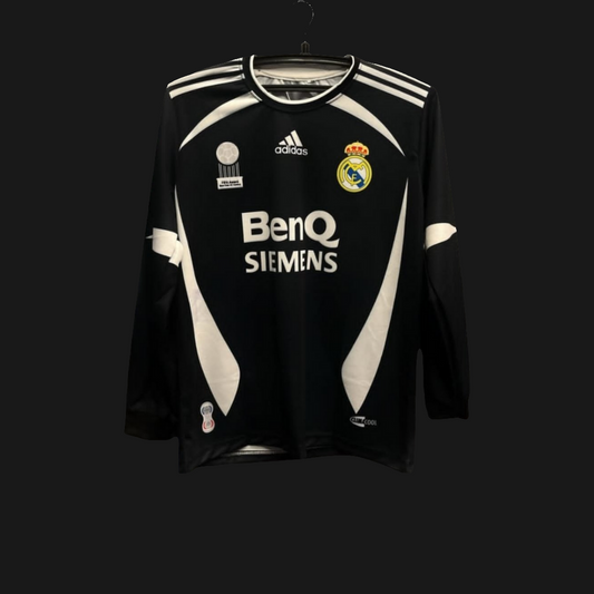 DAVID BECKHAM REAL MADRID 2006 - 07 AWAY RETRO
