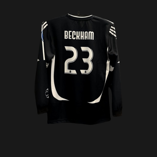 DAVID BECKHAM REAL MADRID 2006 - 07 AWAY RETRO