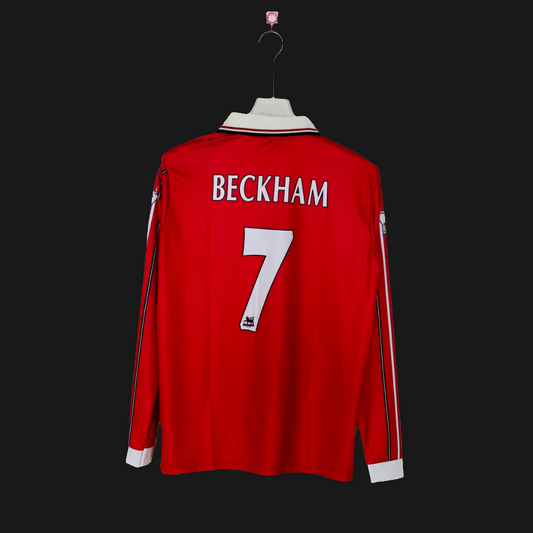 DAVID BECKAM MANCHESTER UNITED 1998 - 1999 HOME KIT