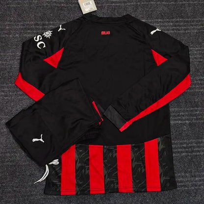 AC MILAN HOME 2025/26 OFFICIAL FULL SLEEVES KIT