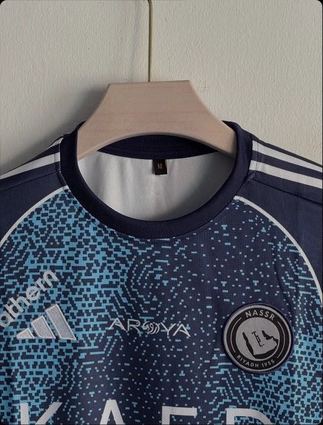 ALNASSR 25-26 AWAY KIT RONALDO EMBROIDERY PREMIUM