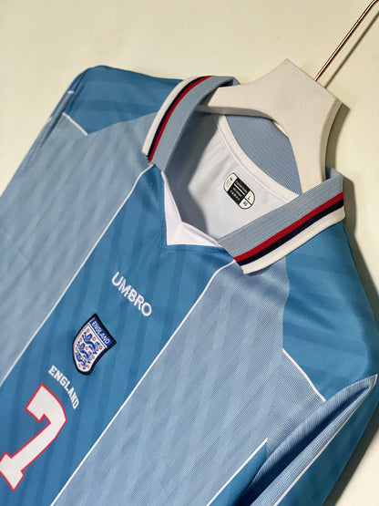 DAVID BECKHAM ENGLAND 1996 AWAY KIT