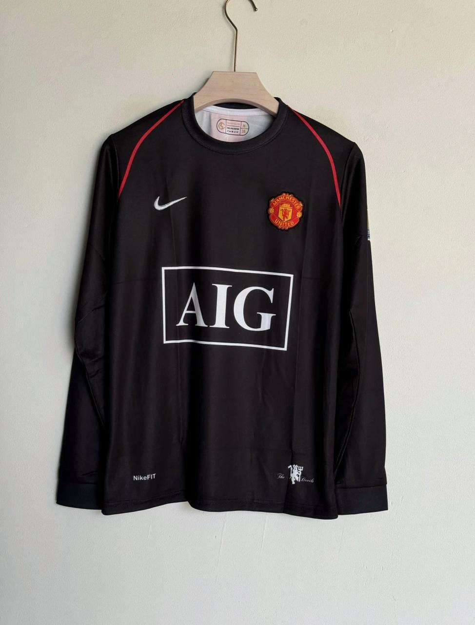 MANCHESTER UNITED RETRO 2007-08 AWAY RONALDO FULL SLEEVE (EMBROIDERY LOGOS)