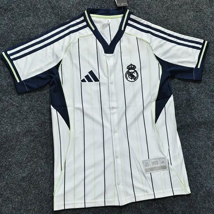 REAL MADRID BASEBALL SHIRT OFFICIAL 2025/26 HIGH QUALITY