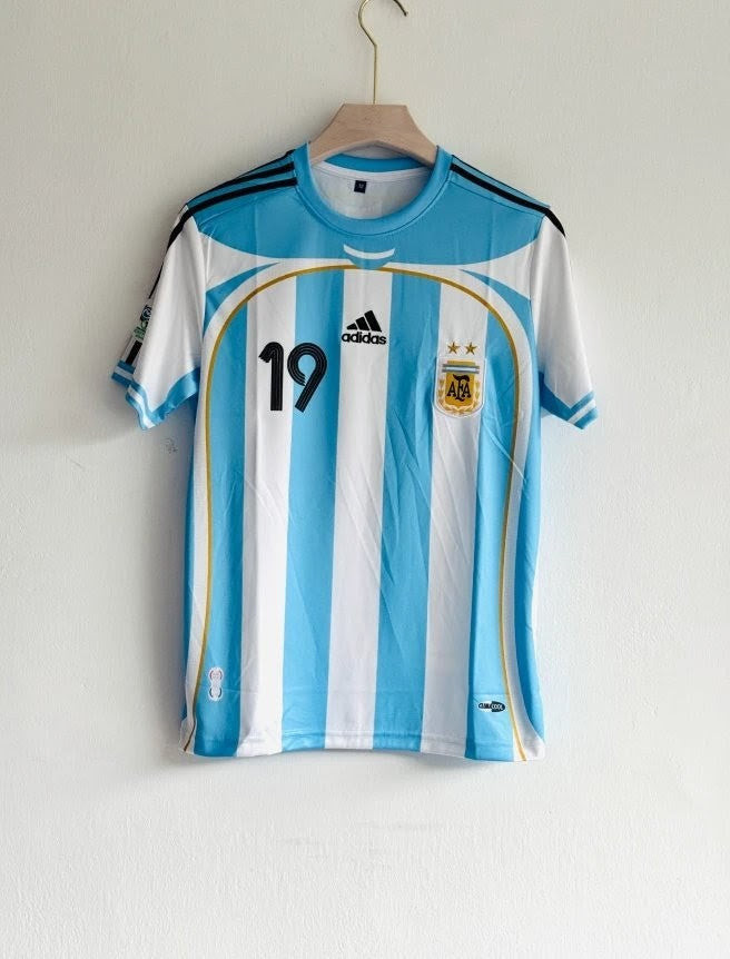 ARGENTINA 2006 HOME KIT MESSI EMBROIDERY