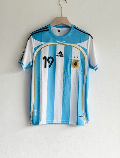 ARGENTINA 2006 HOME KIT MESSI EMBROIDERY