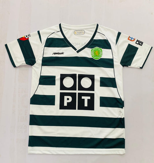 Sporting Lisbon Home Jersey – Cristiano Ronaldo #28 (Debut Season Tribute) EMBROIDERY