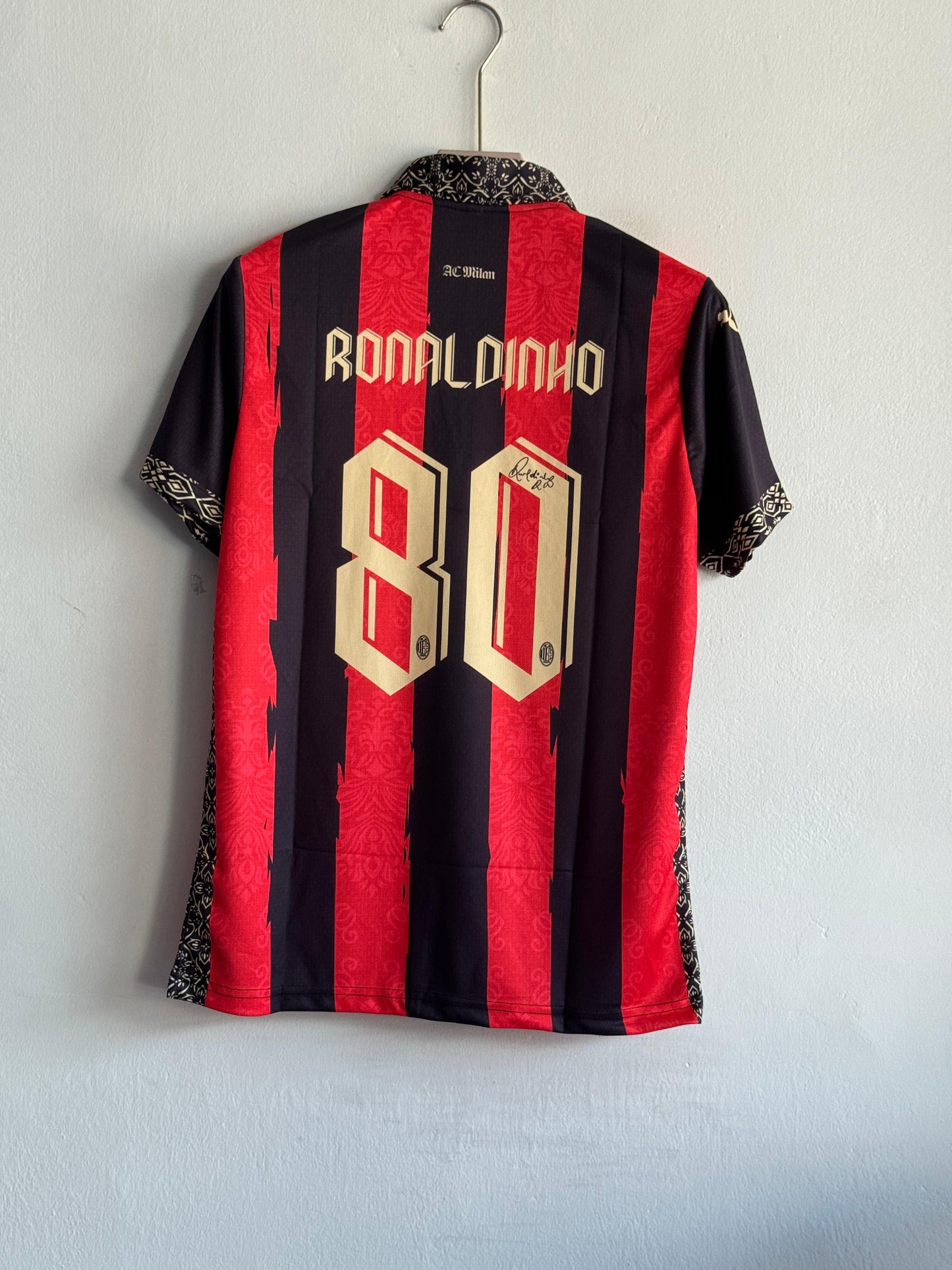 ACMILAN 25-26 SPECIAL EDITION KIT RONALDINHO POLO EMBROIDERY PREMIUM
