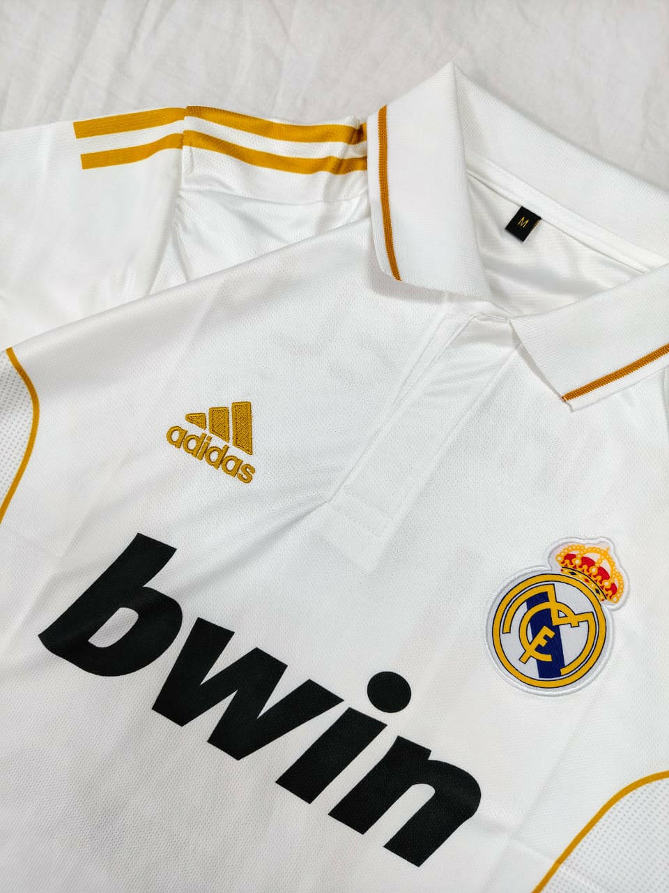 Real Madrid 2011/12 Home Jerseys Bundle – Cristiano Ronaldo #7 & Marcelo #12.