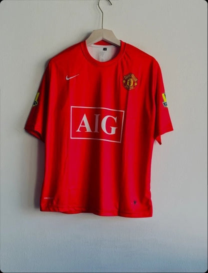 MANCHESTER UNITED 2008-09 HOME KIT RONALDO FIVESLEEVE EMBROIDERY