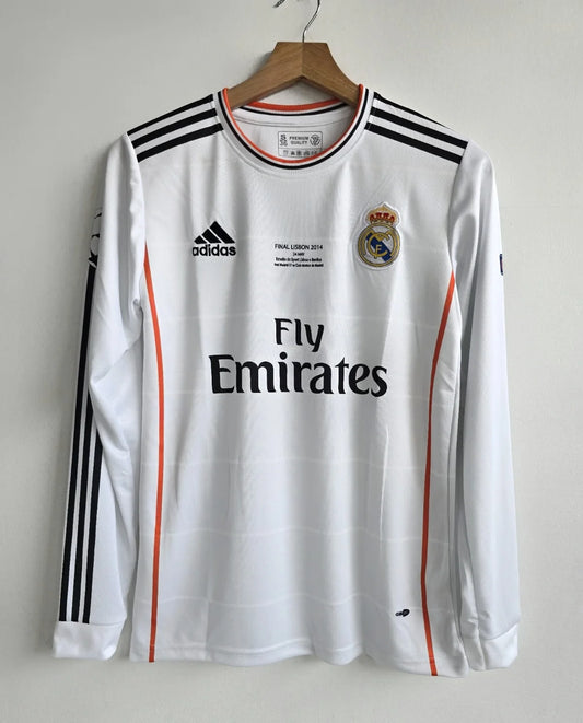 REAL MADRID RETRO 2013-14 HOME RONALDO FULL SLEEVE (EMBROIDERY LOGOS)
