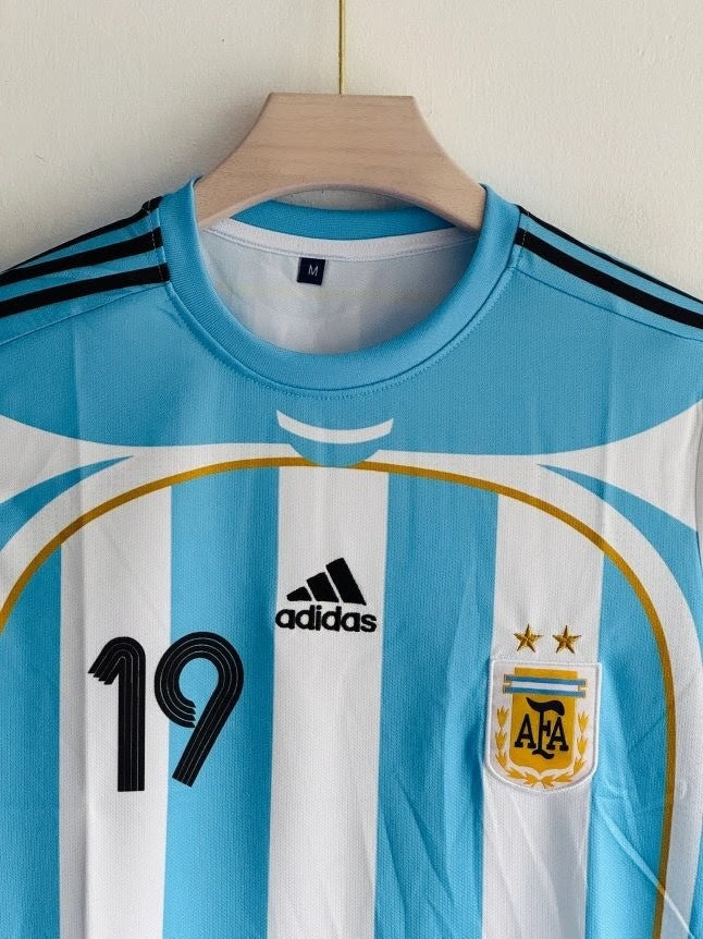 ARGENTINA 2006 HOME KIT MESSI EMBROIDERY