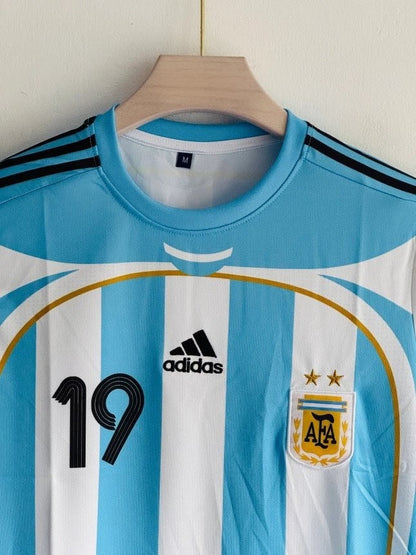 ARGENTINA 2006 HOME KIT MESSI EMBROIDERY