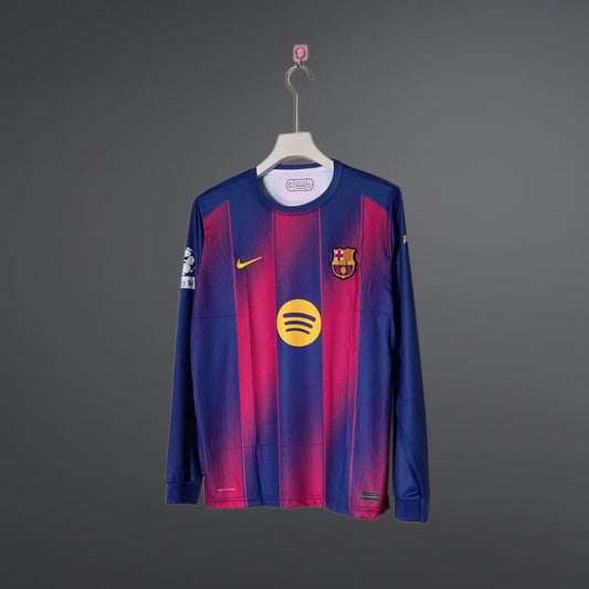 FC BARCELONA PLAIN BACK 2025 - 26 HOME KIT