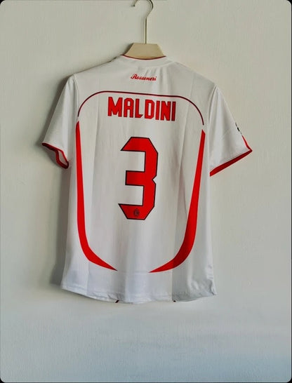 ACMILAN 2006-07 AWAY KIT MALDINI EMBROIDERY PREMIUM