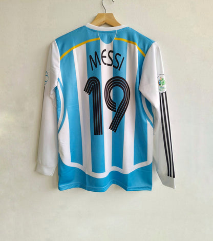 LIONEL MESSI ARGENTINA 2006 HOME KIT