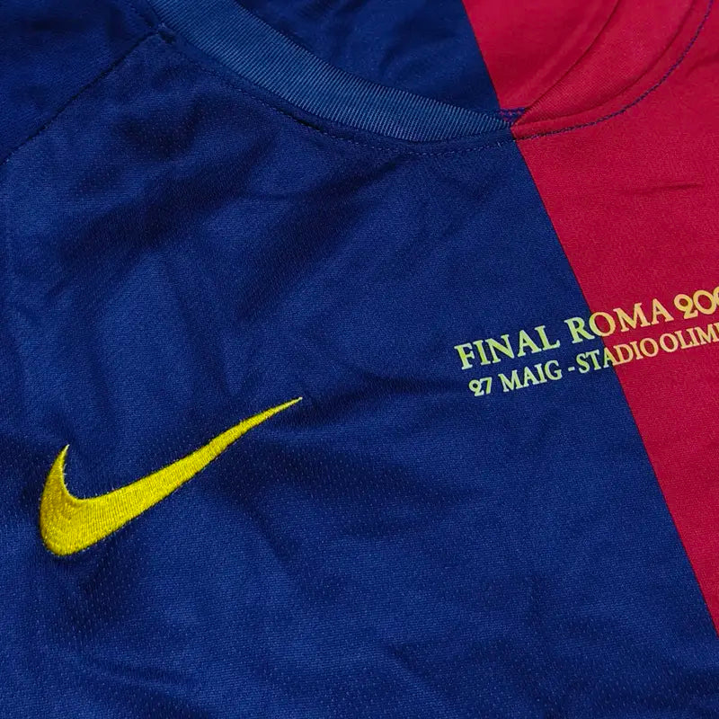 FC BARCELONA HOME 2008/09 OFFICIAL FULL SLEEVES KIT