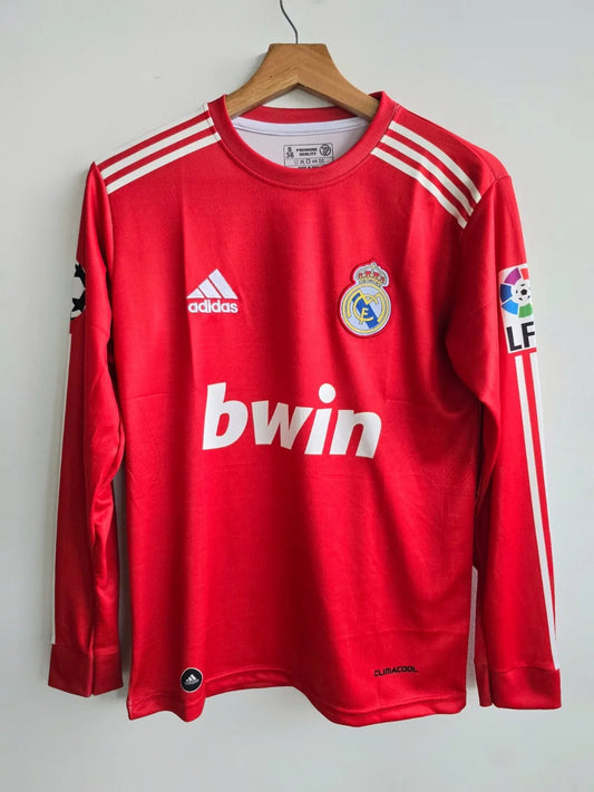 REAL MADRID RETRO 2011-12 FULL SLEEVE CRISTIANO RONALDO (EMBROIDERY LOGOS)