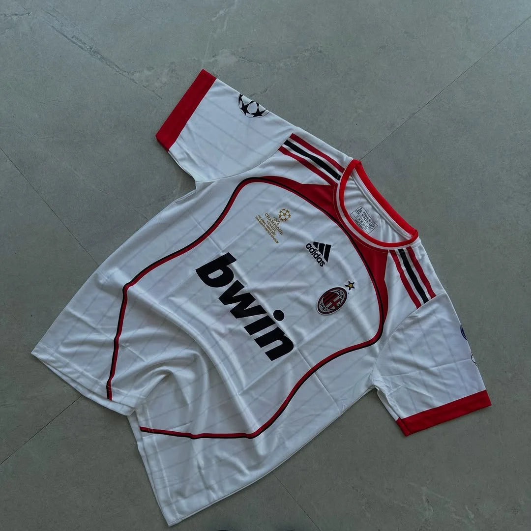 AC MILAN RETRO 2006-07 AWAY KIT MALDINI (EMBROIDERY LOGOS)