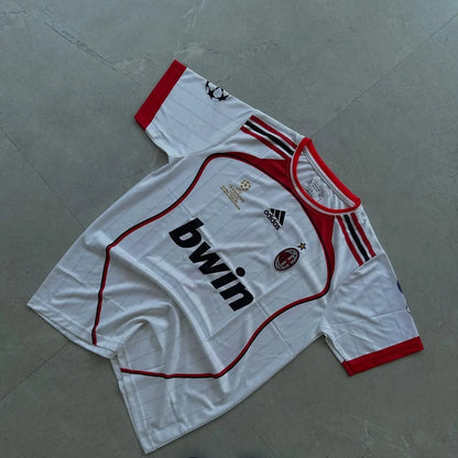 AC MILAN RETRO 2006-07 AWAY KIT MALDINI (EMBROIDERY LOGOS)