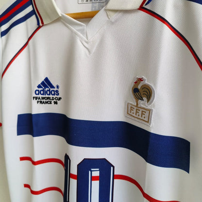 ZINADINE ZIDANE FRANCE 1998 AWAY KIT