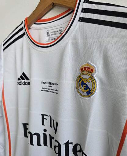 REAL MADRID RETRO 2013-14 HOME RONALDO FULL SLEEVE (EMBROIDERY LOGOS)