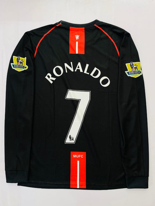 Manchester United 2007/08 Away Long-Sleeve Jersey – Cristiano Ronaldo #7 Champions Edition
