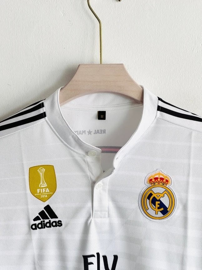 REAL MADRID 2014-15 HOME KIT RONALDO POLO EMBROIDERY