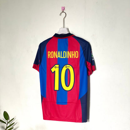 RONALDINHO BARCELONA RETRO KIT