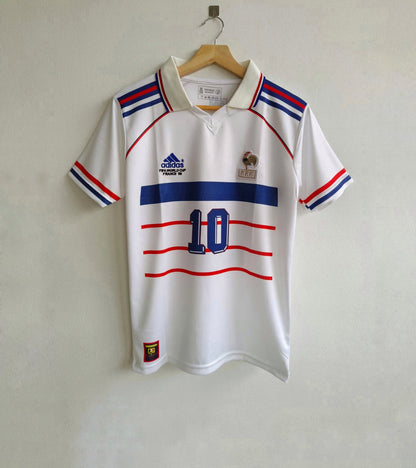 ZINADINE ZIDANE FRANCE 1998 AWAY KIT