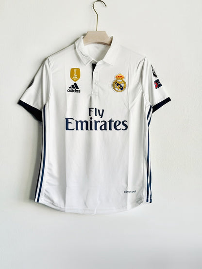 REAL MADRID 2016-17 HOME KIT RONALDO POLO EMBROIDERY PREMIUM