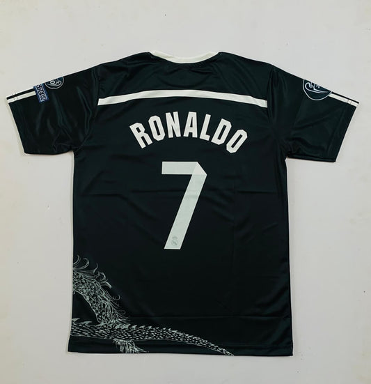 Real Madrid Special Edition Black Dragon Jersey – Ronaldo #7 (Embroidery)