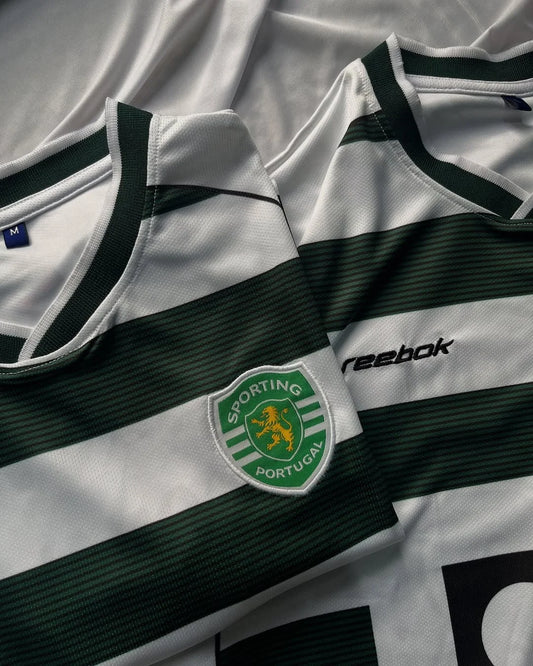 SPORTING LISBON RETRO 2002-03 HOME C.RONALDO (EMBROIDERY LOGOS)