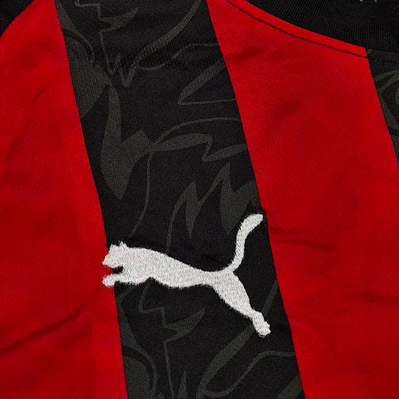 AC MILAN HOME 2025/26 OFFICIAL FULL SLEEVES KIT