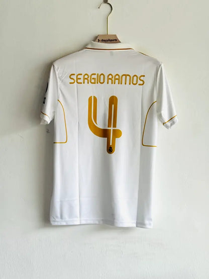 REAL MADRID 2011-12 HOME KIT RAMOS POLO EMBROIDERY