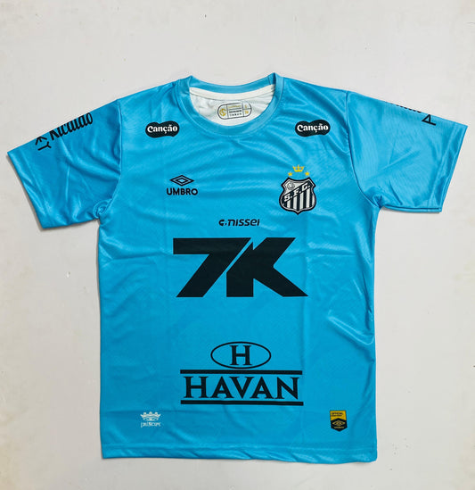 Santos FC Neymar Jr #10 Jersey – Sky Blue Special Edition ( Embroidery)