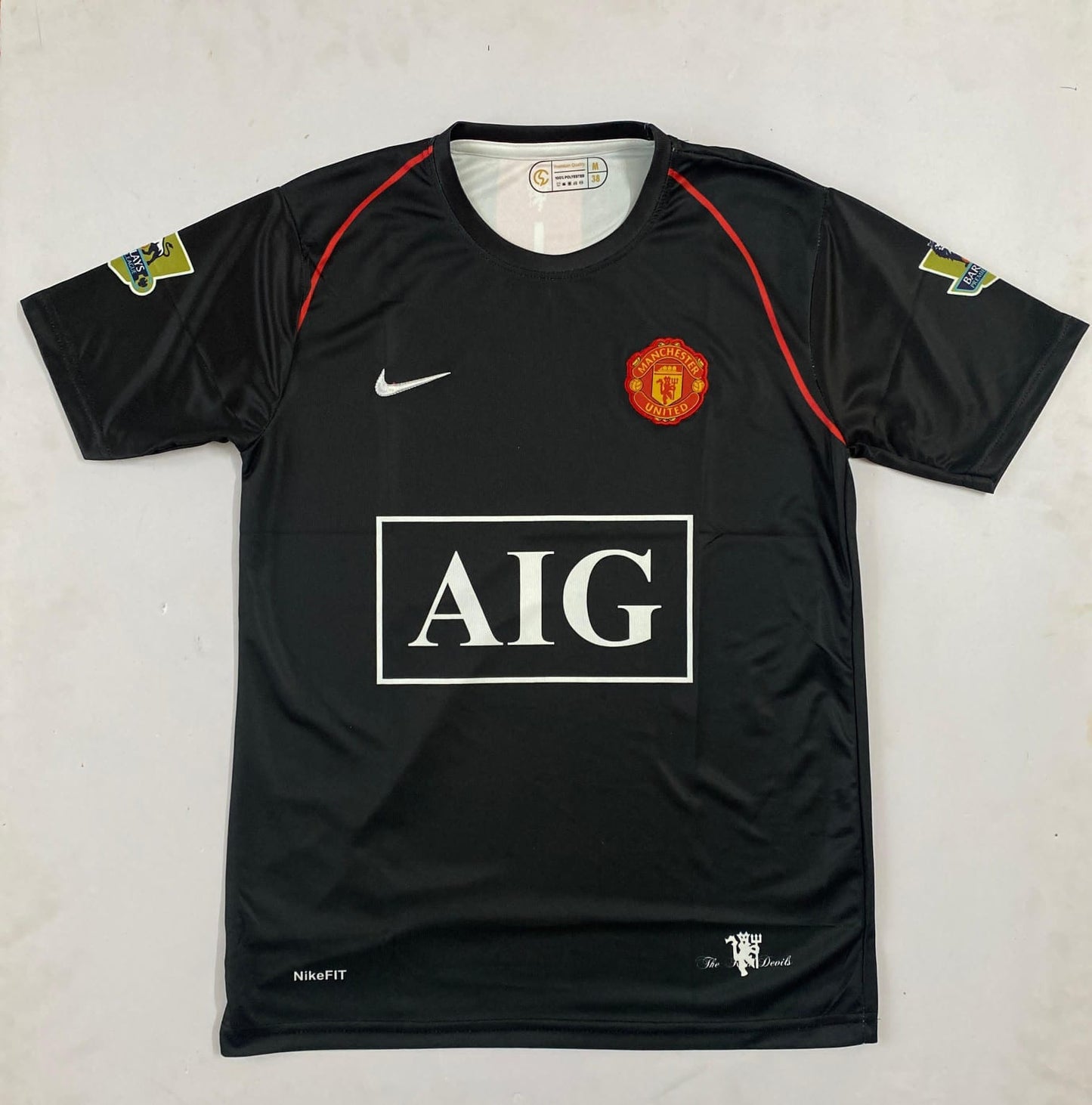 Manchester United 2007/08 Away Jersey – Cristiano Ronaldo #7 Premier League Edition (Embroidery)