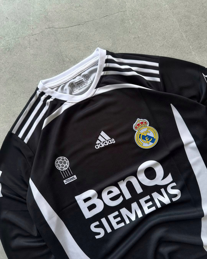 REAL MADRID RETRO 2006-07 FULL SLEEVE BECKHAM (EMBROIDERY LOGO)