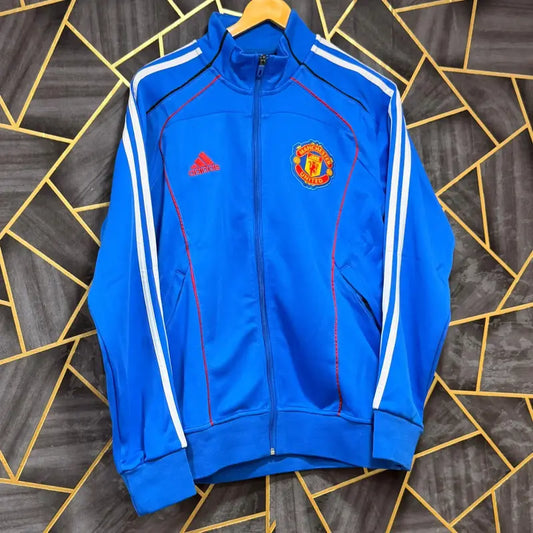 MAN UTD BLUE 2025/26 OFFICIAL MERCHANDISE PREMIUM JACKET