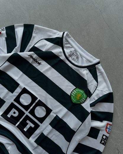 SPORTING LISBON RETRO 2002-03 HOME RONALDO FULL SLEEVE (PREMIUM QUALITY)