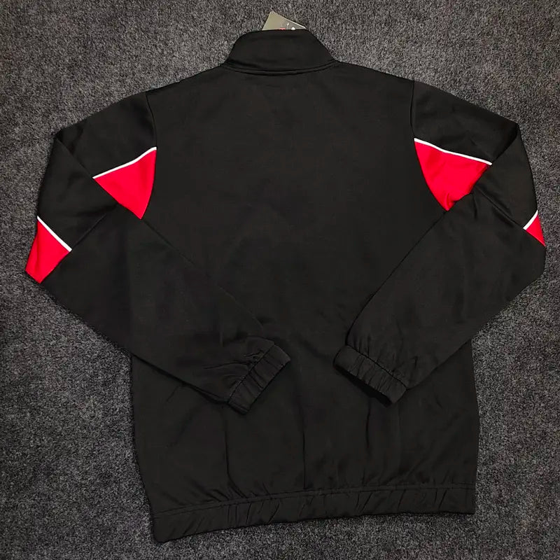 AC MILAN BLACK OFFICIAL 2025/26 PREMIUM JACKET